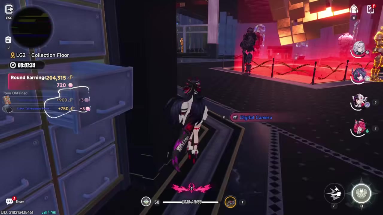 Sprint through the exit path