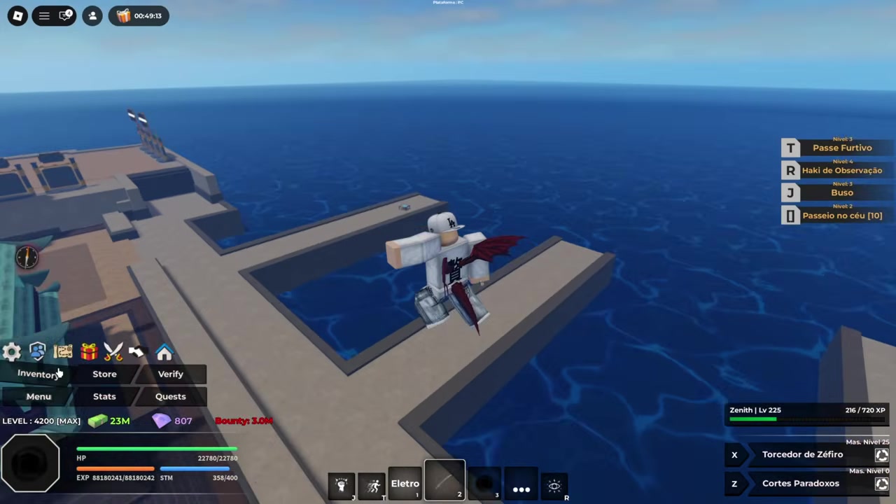 Reach the Second Sea level 3000 island for Zenith