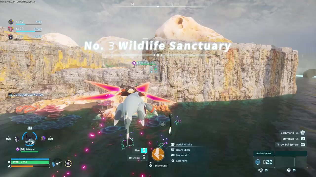 Enter the sanctuary area