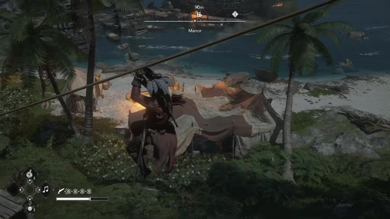 Check the campfire