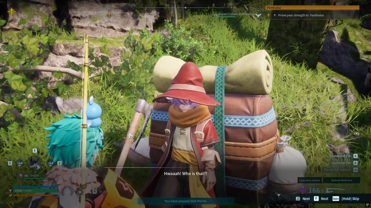 Talk to the NPC on the marked island