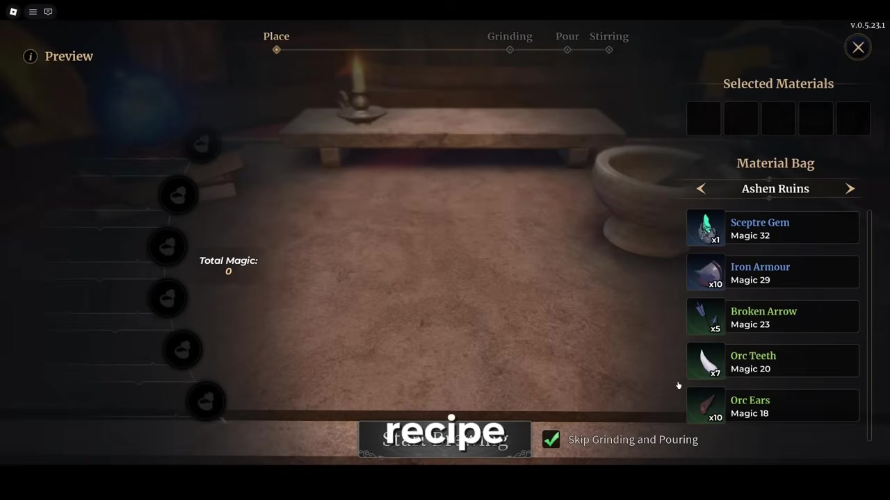 Brew the Twin Currents Potion