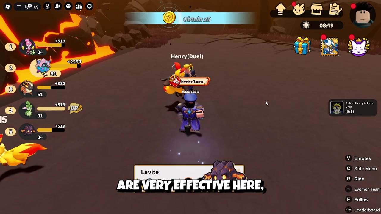 Farm with auto battle