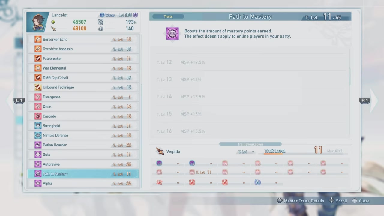 Equip Path of Mastery