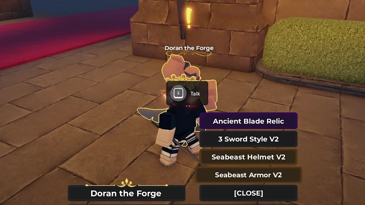 Pick Sea Beast Armor V2 or Helmet V2