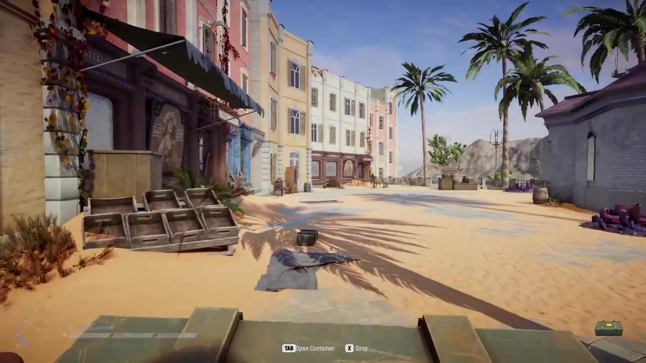 Spot the green crate with the white cow icon