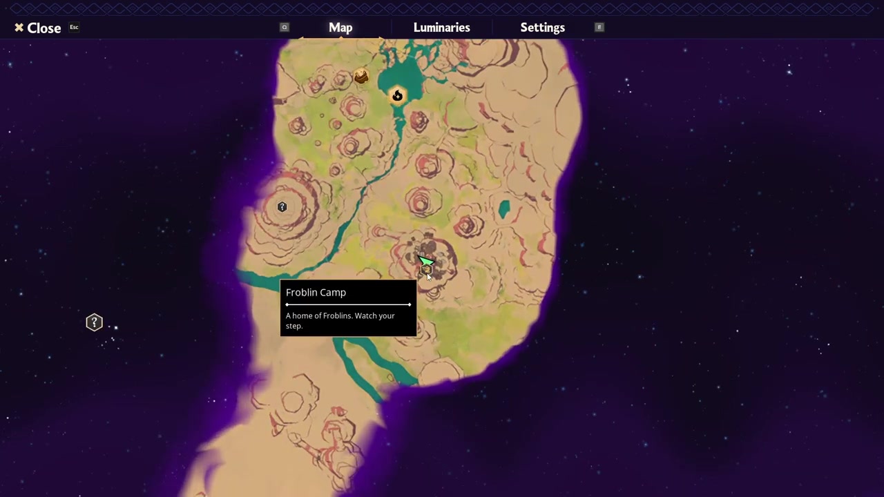 Search the small caves