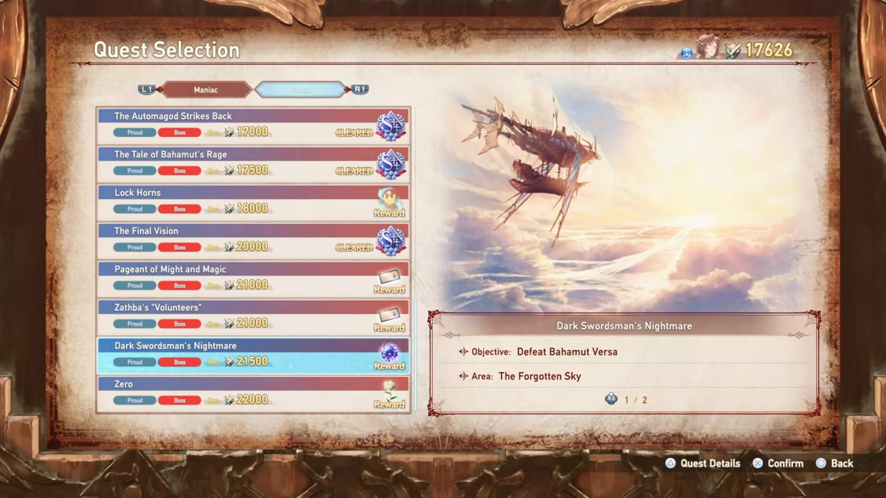 Open the Lucilius quests