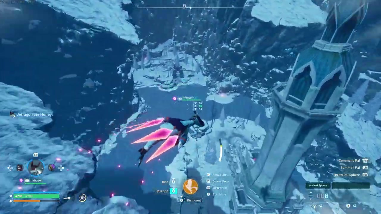 Go north of the tower