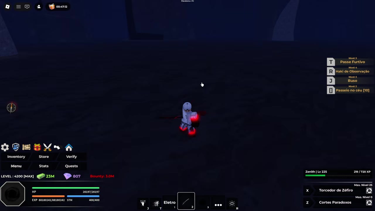 Wait for a real storm to trigger the Zenith spawn