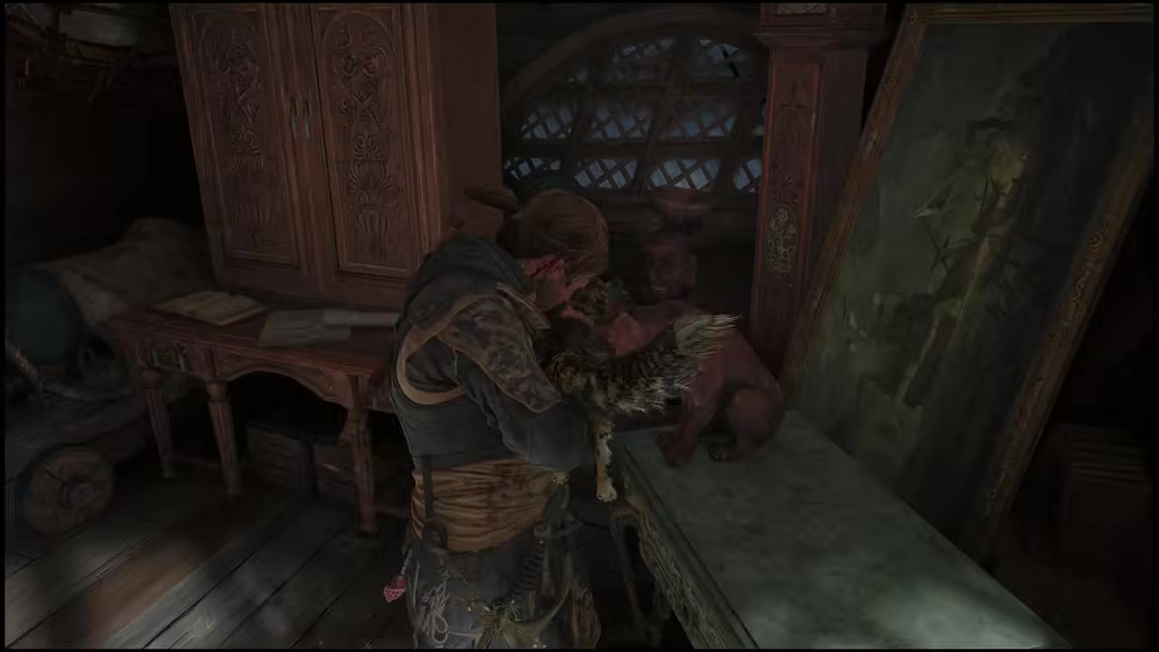 Pet the dog at the docks