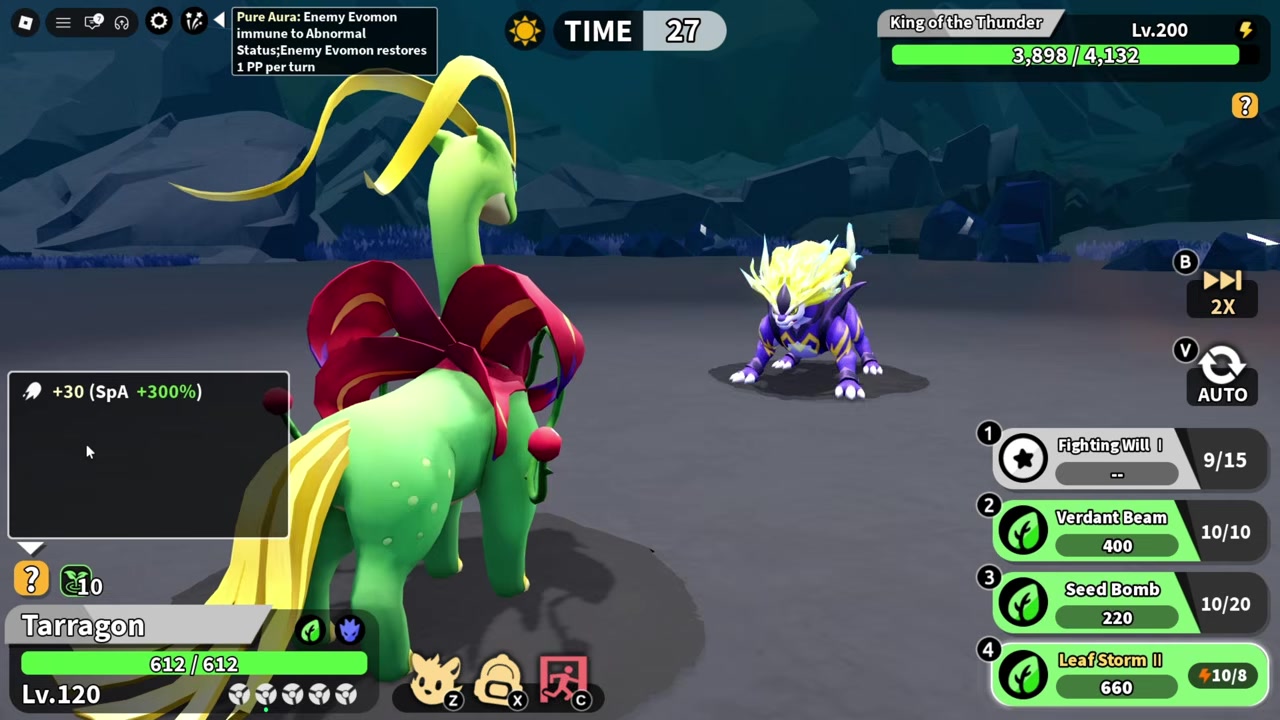 Fire Leaf Storm at max SPA