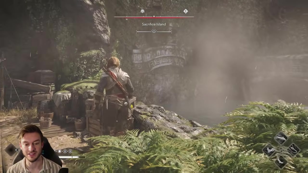 Cross to the synchronization spot
