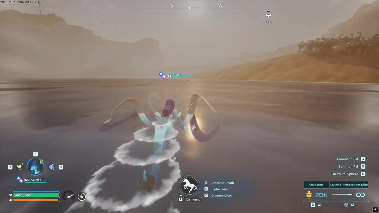 Look for floating cargo
