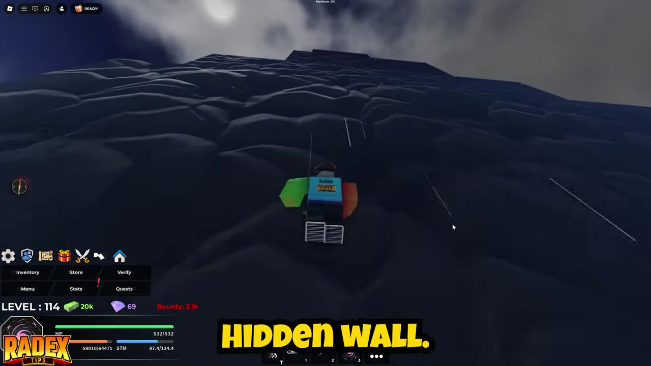 Enter the secret passage