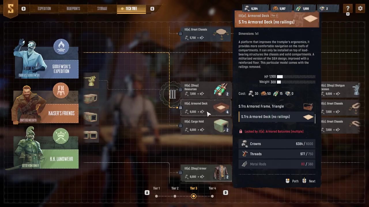 Save crowns and rarer materials