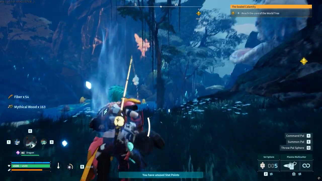 Keep farming nearby trees quickly