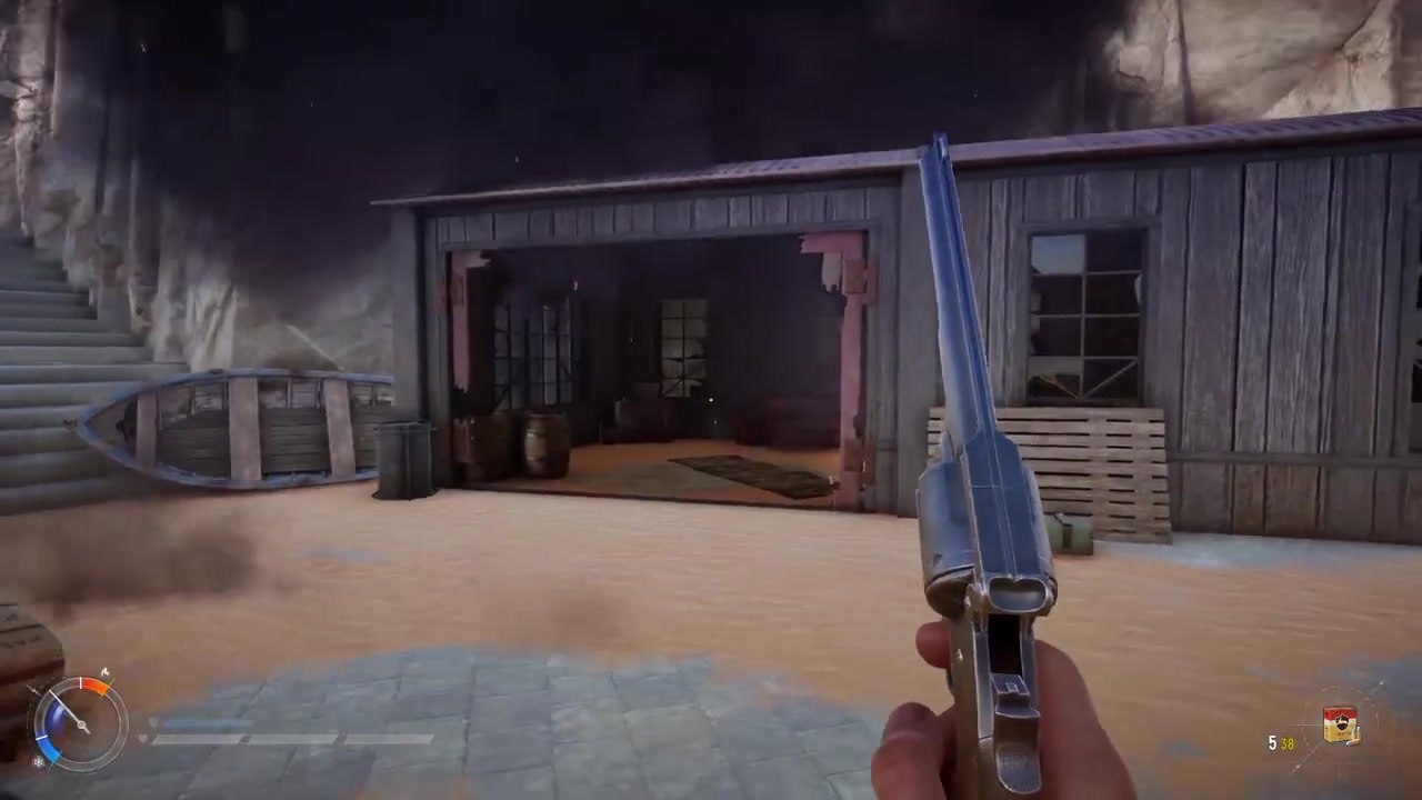 Wait for the blast to break the door