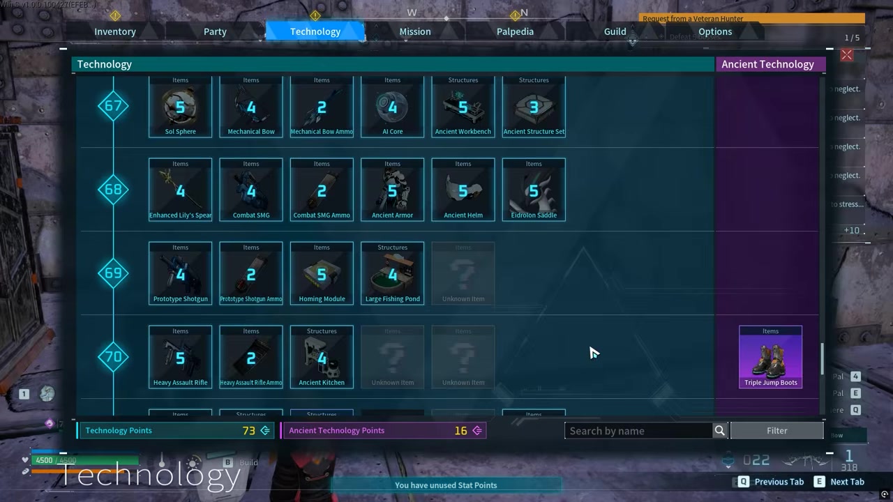 Unlock the level 66 recipe