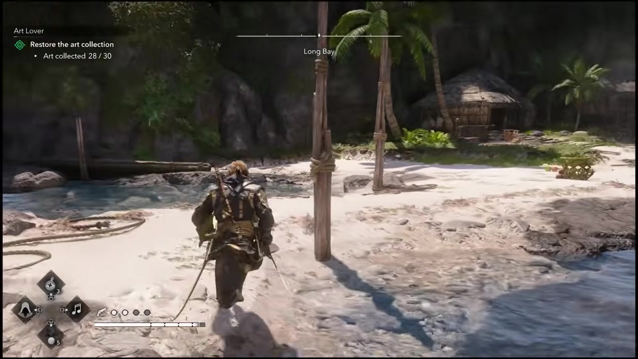 Follow the beach up the sandy path