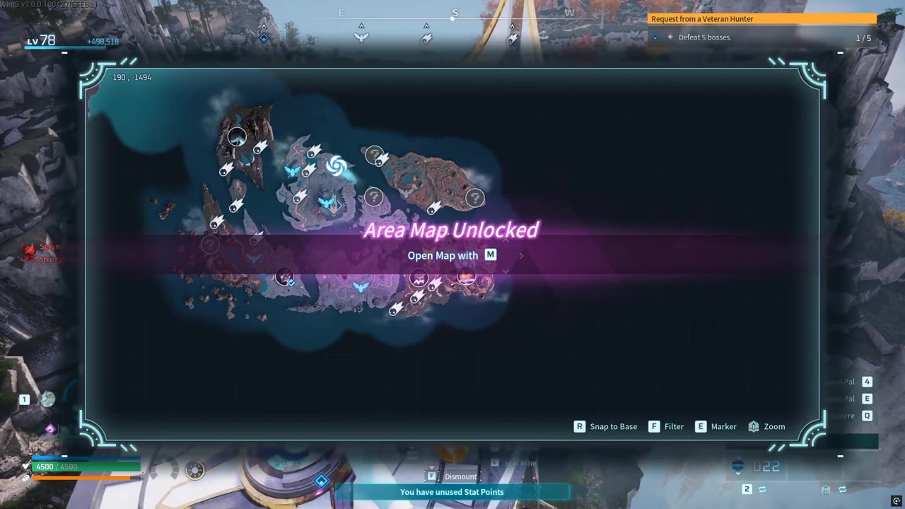 Confirm the full map is revealed