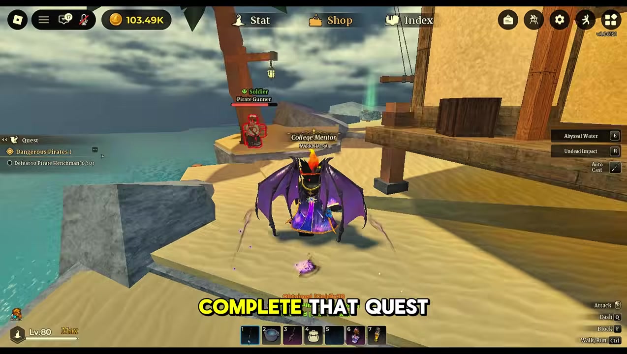 Check the well near the hideout