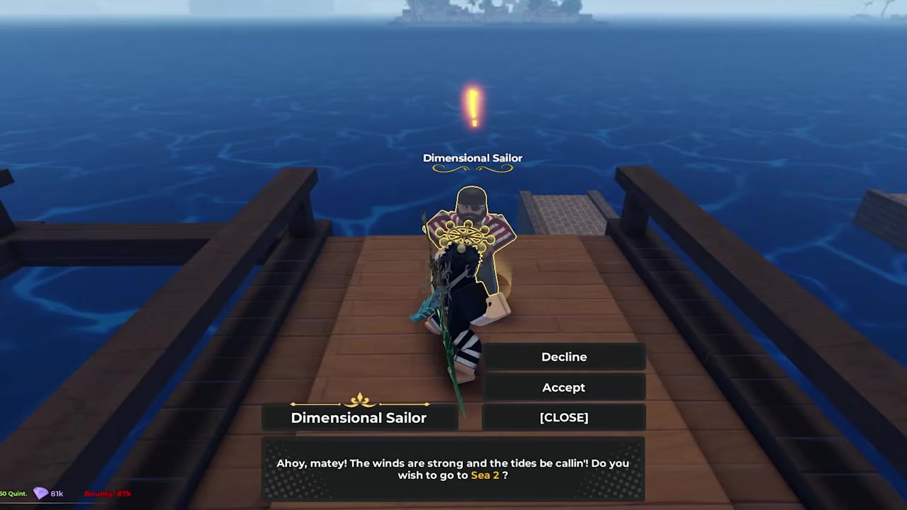 Take the ferry to the Second Sea