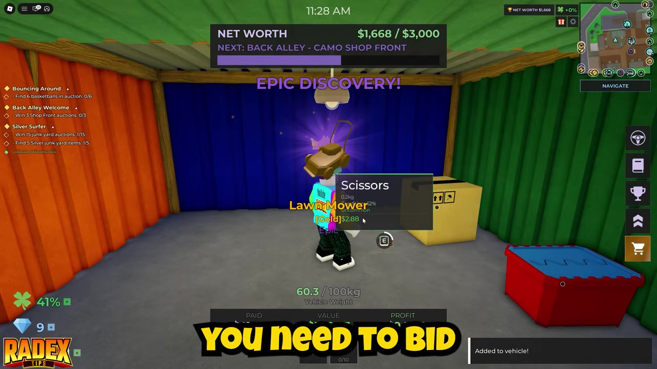 Enter the owned container