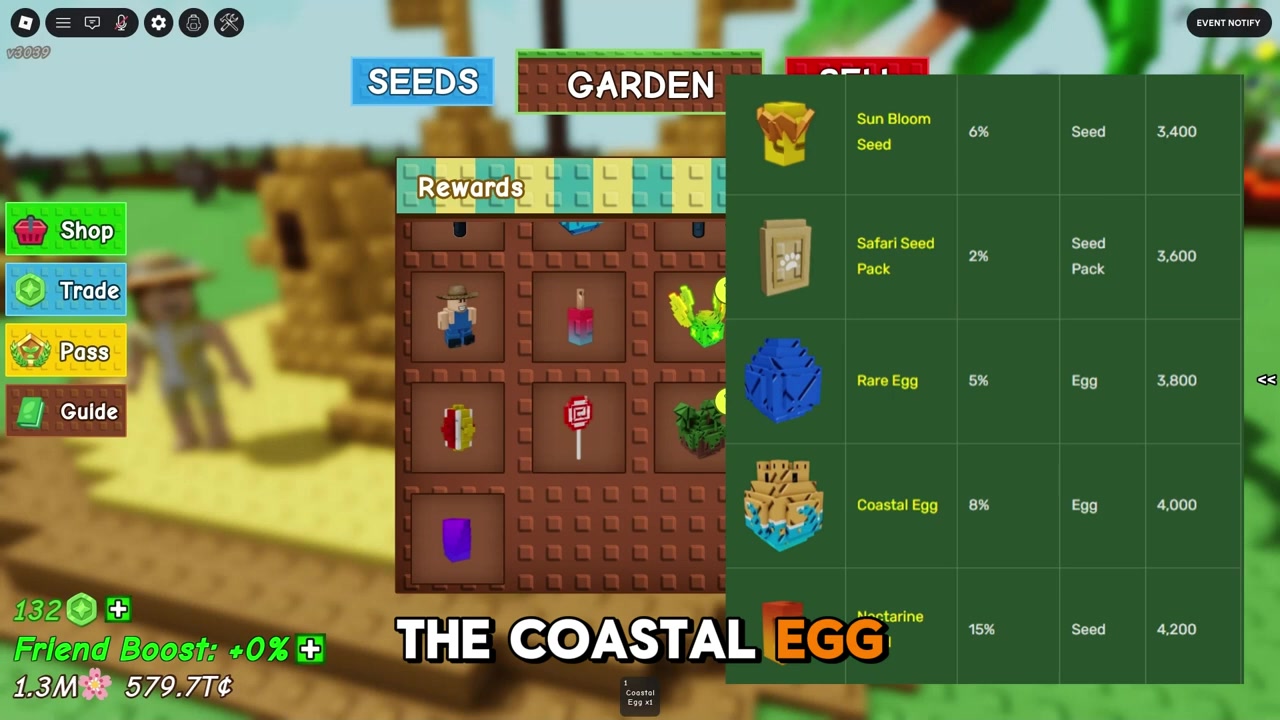Reach 4,000 harvest points