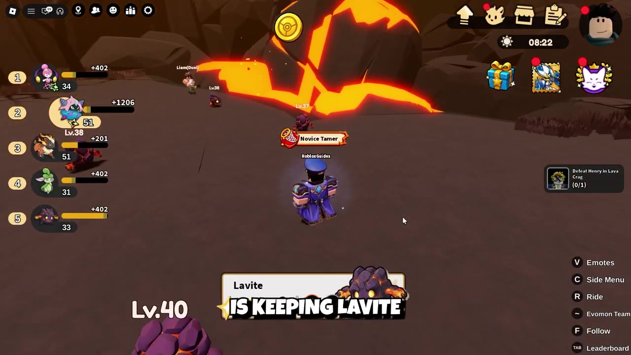 Keep Lavite in your active team