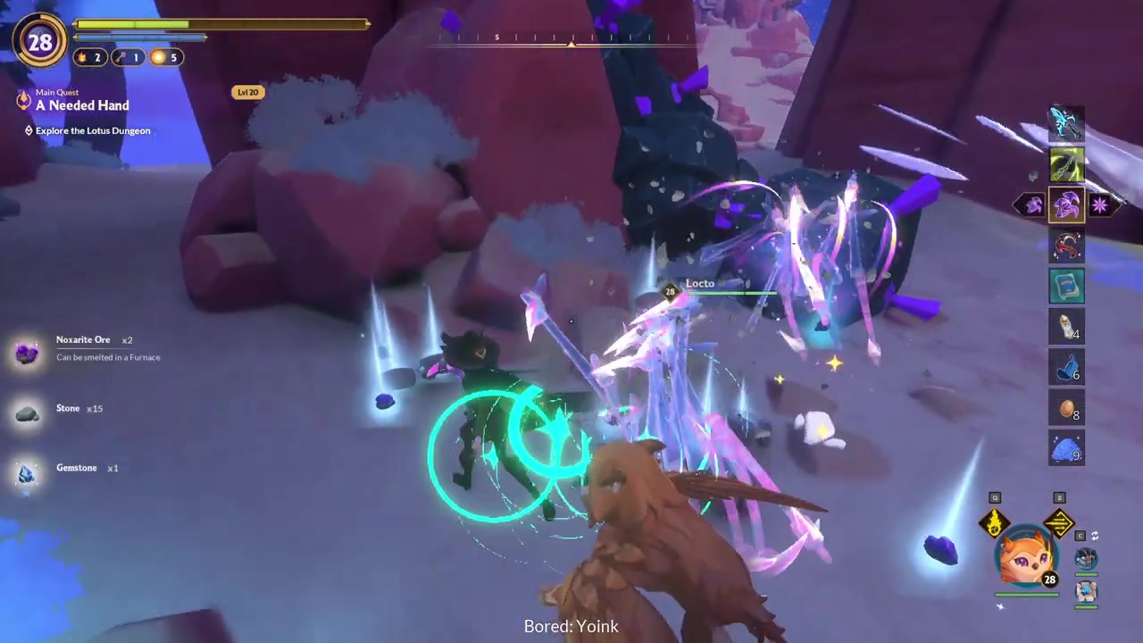 Equip the Flawless Witch's Pickaxe