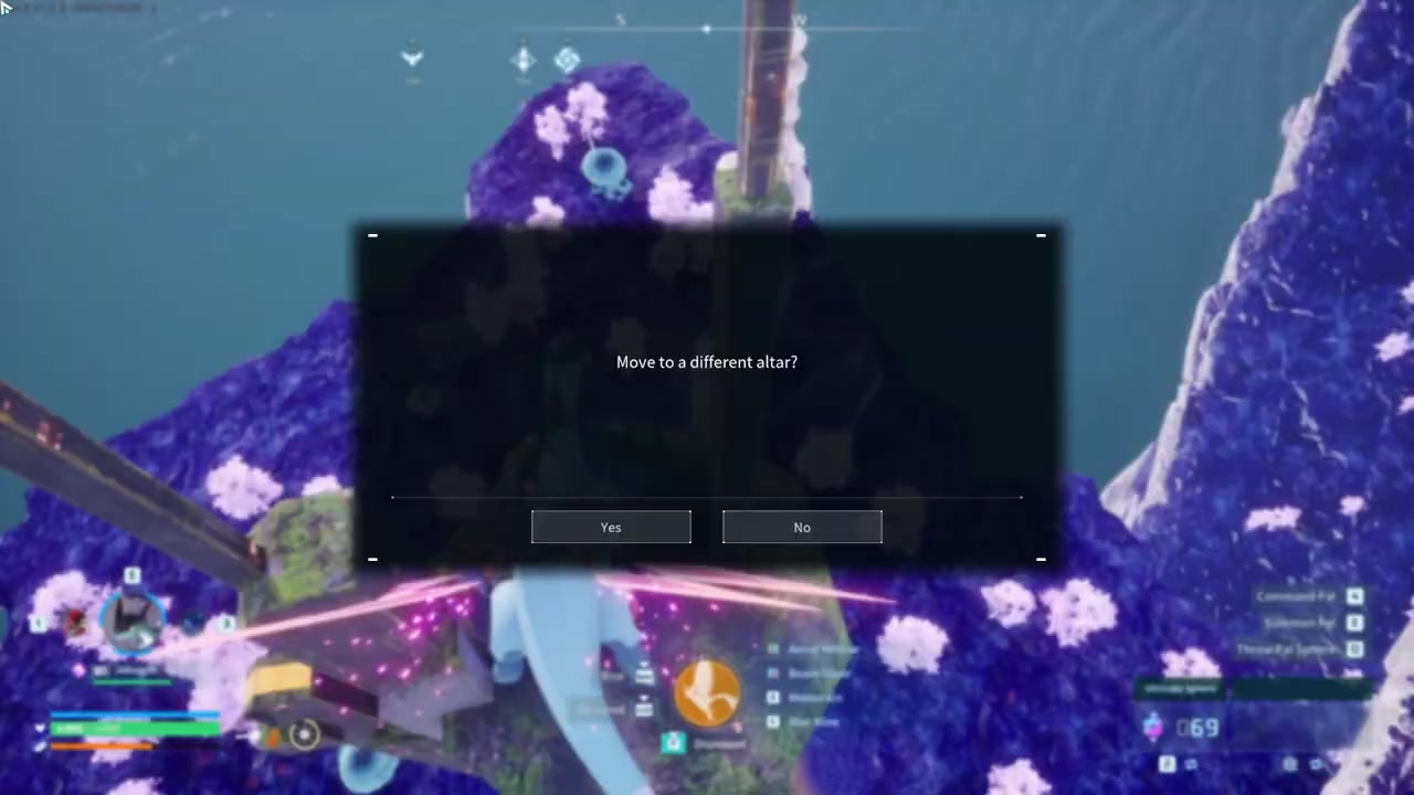 Interact with the portal at the top of the tower