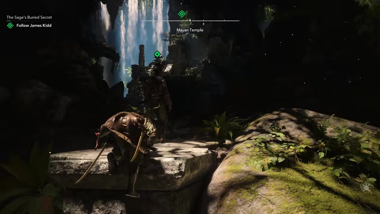 Reach the upper statue chamber