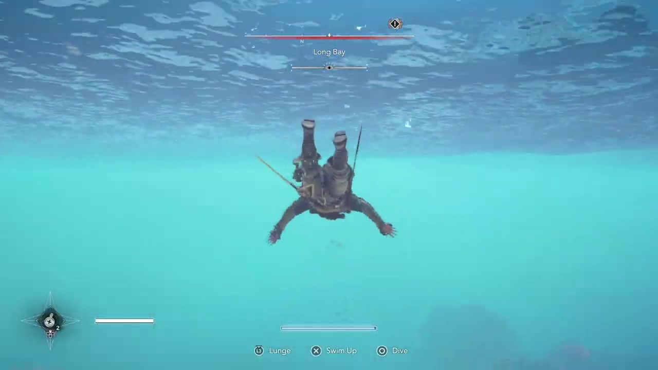 Stay underwater on approach