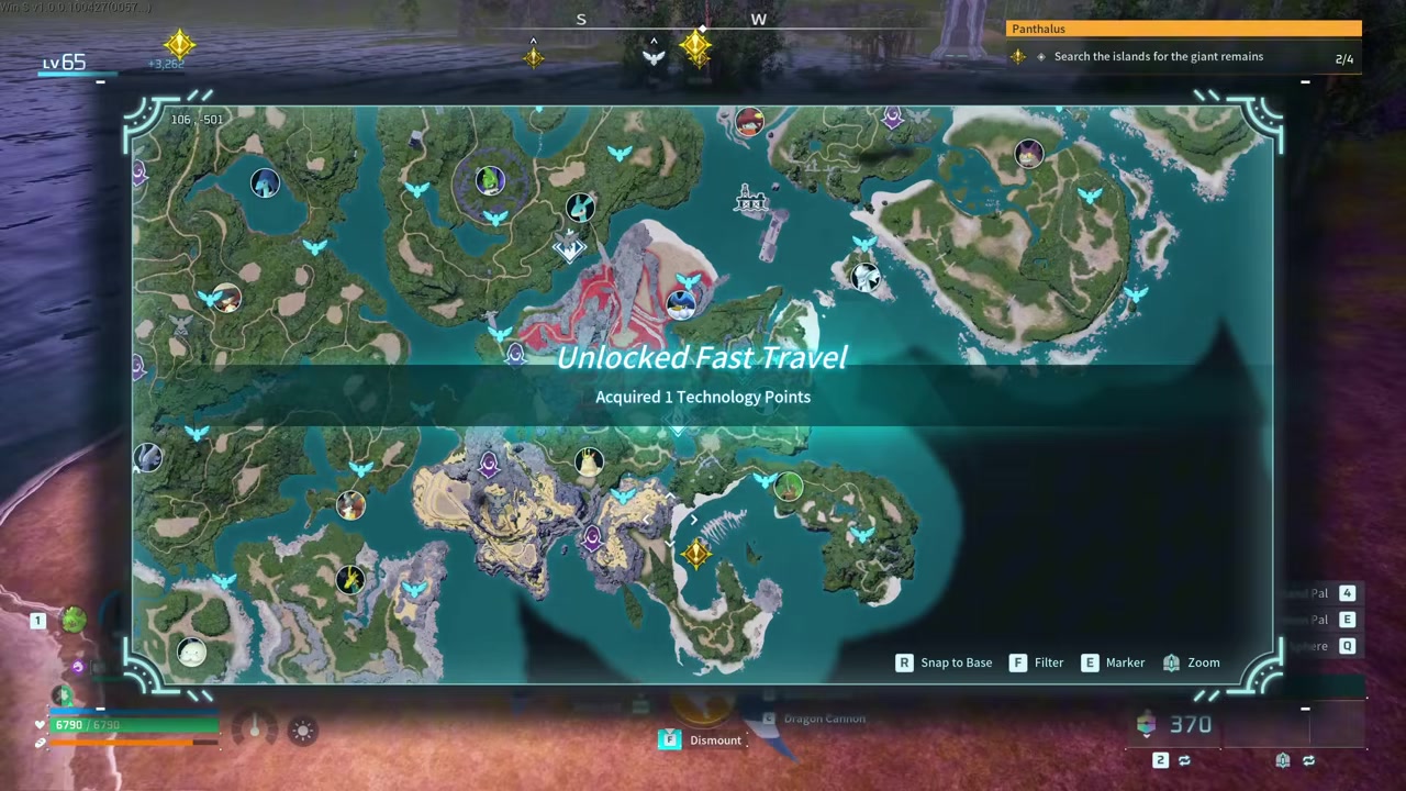 Visit the marked map locations