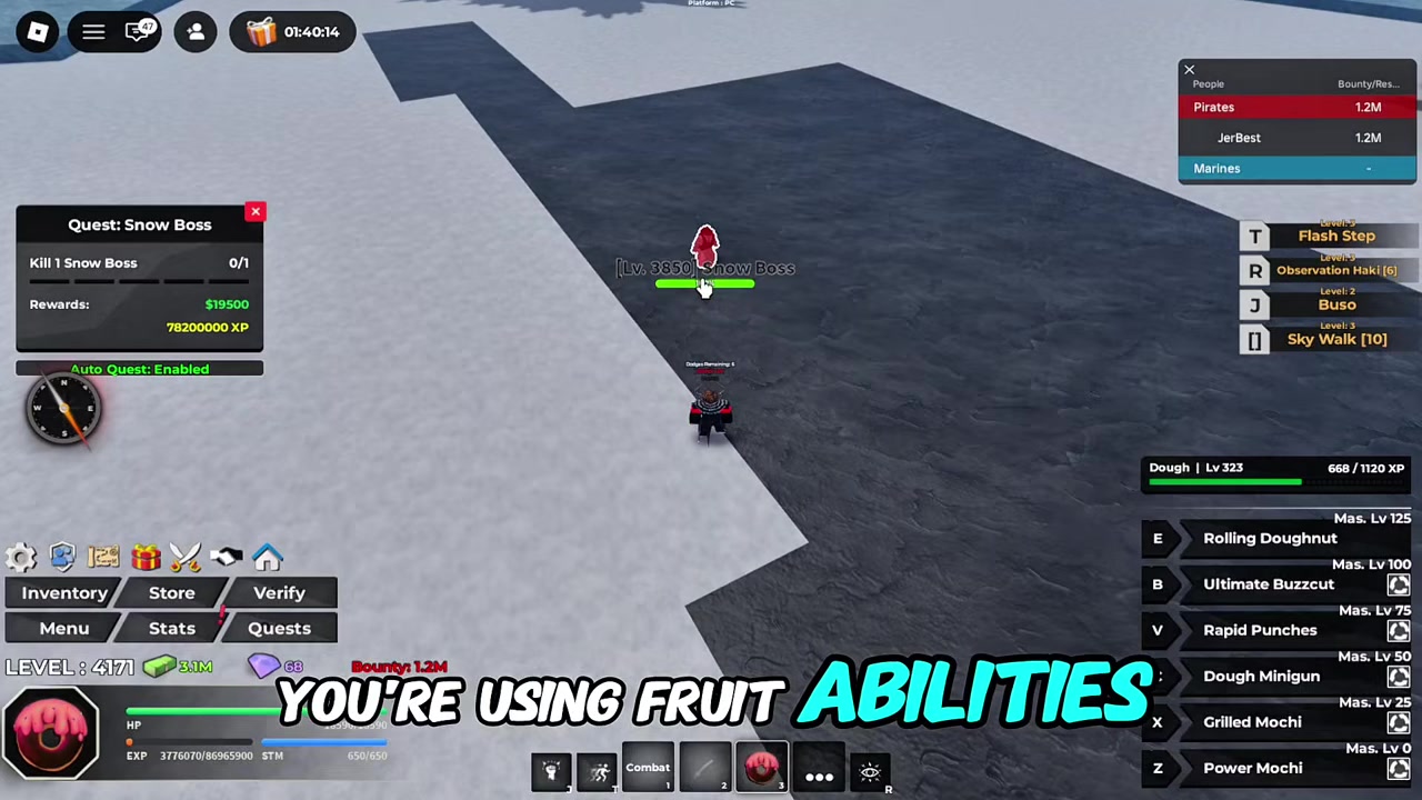 Start the auto clicker and TinyTask