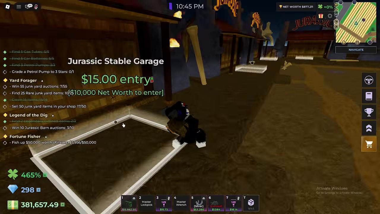 Inspect each auction quickly