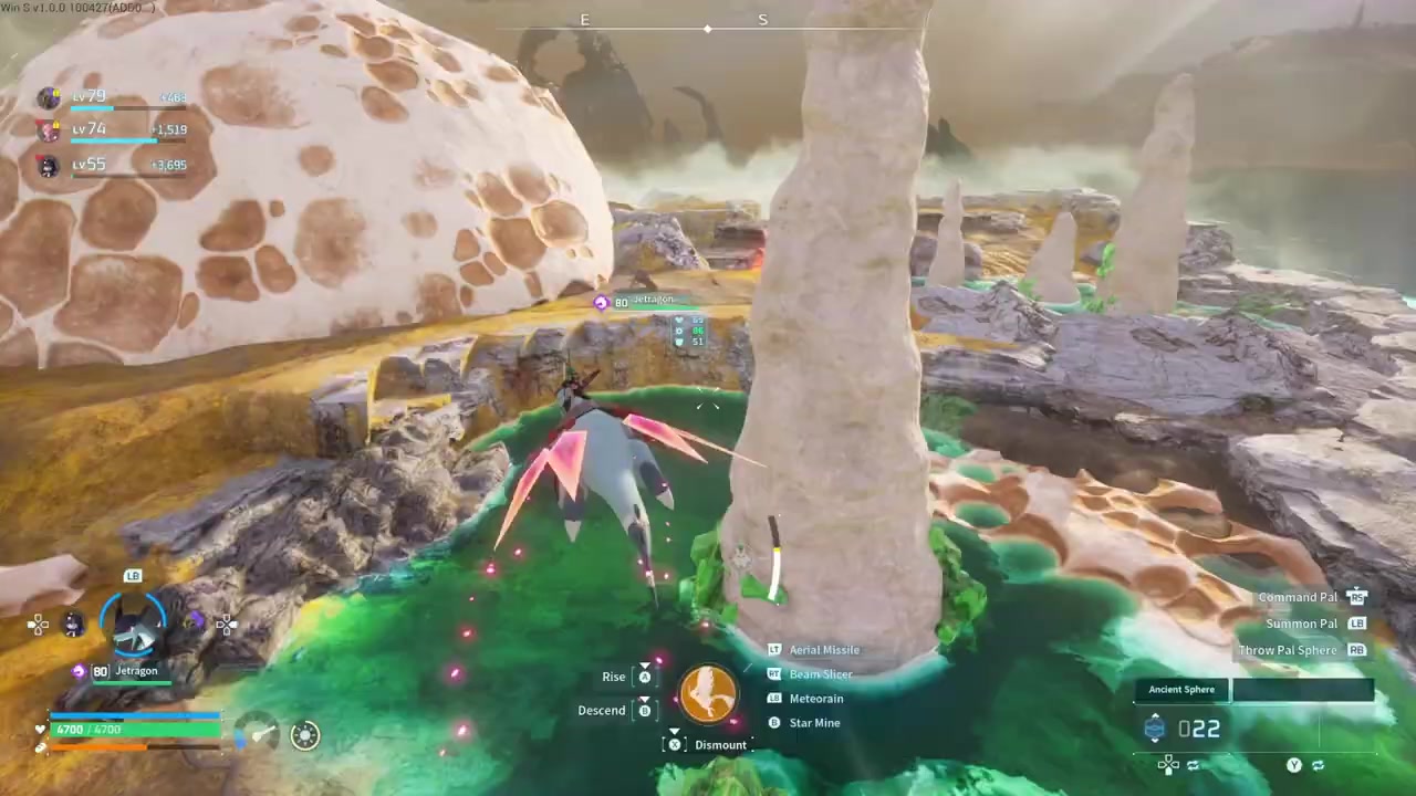 Keep circling nearby formations