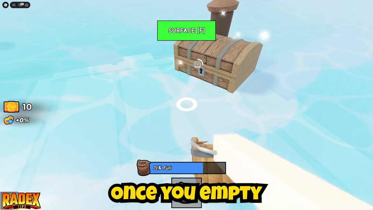 Drop into the hidden area