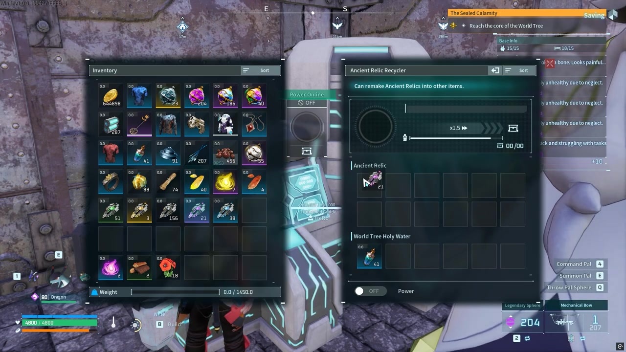 Load your Ancient Relics
