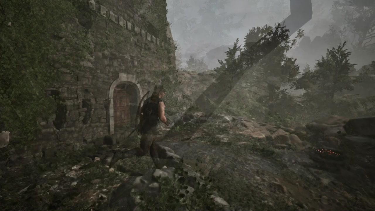 Use the key on the door