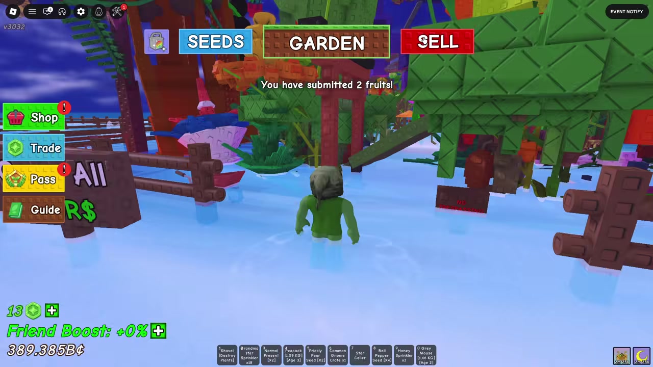 Use inventory submit if shown