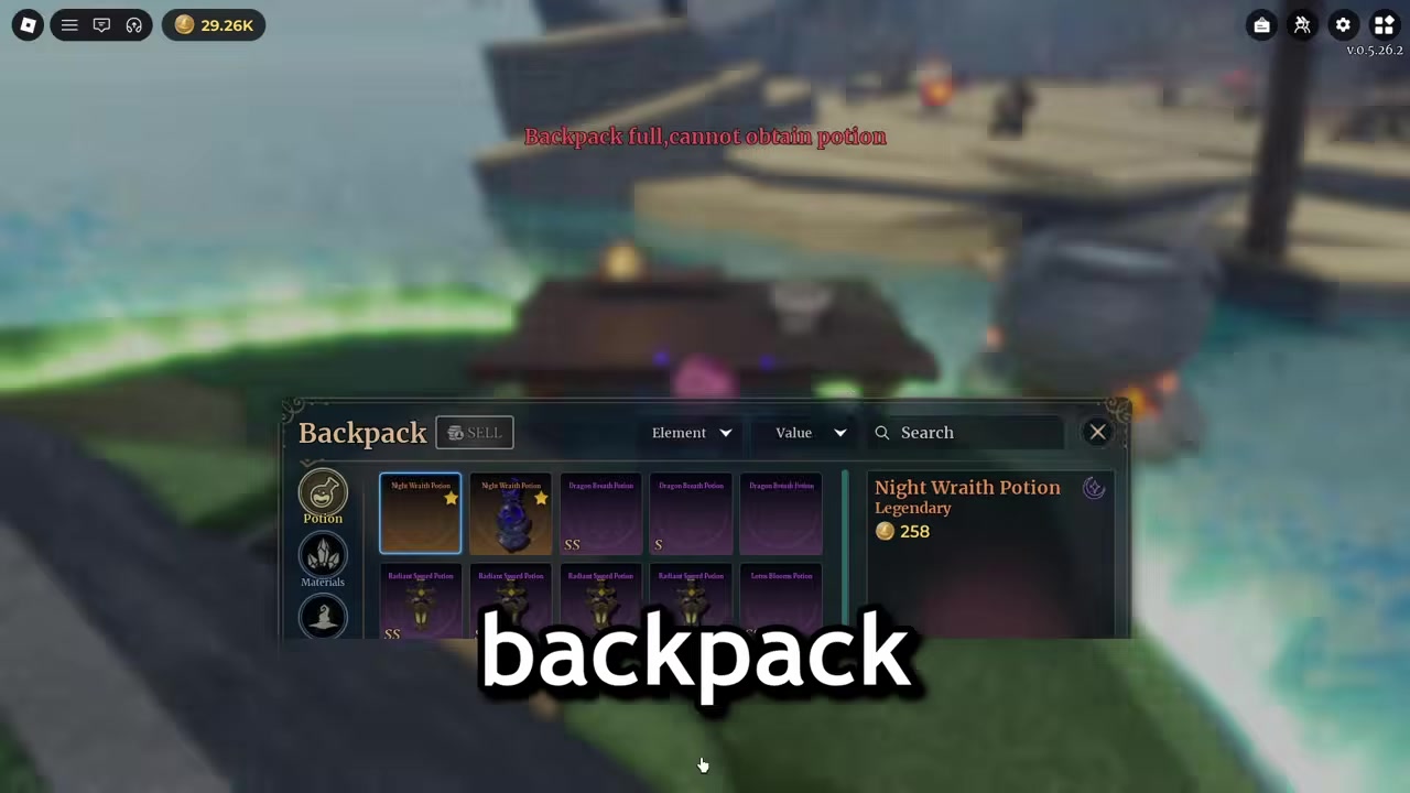 Add inventory space