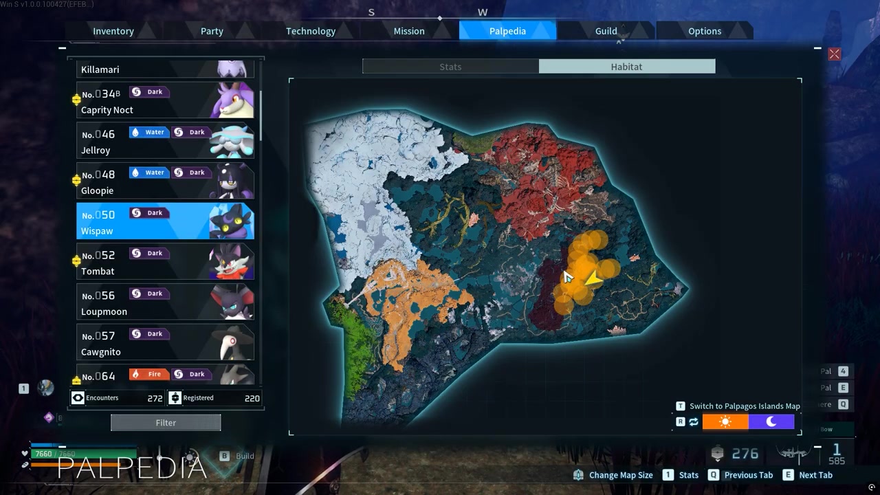 Use the main map backup