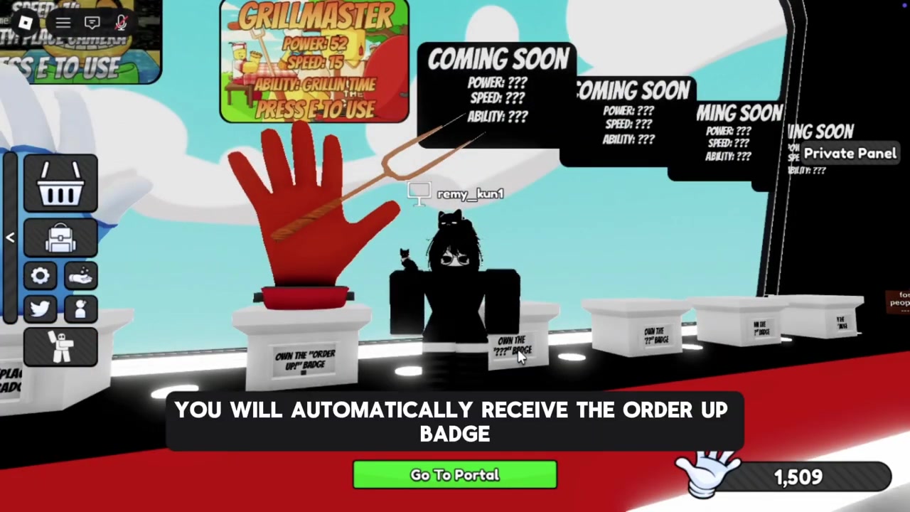 Collect the Order Up! badge