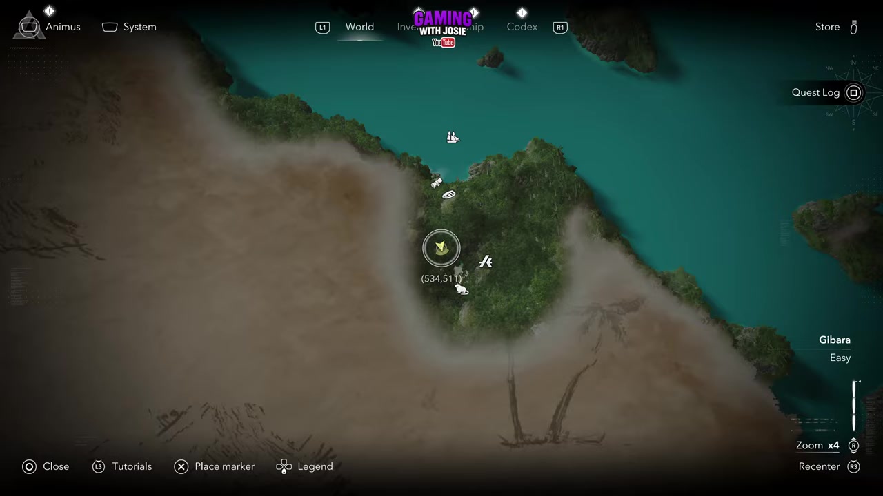 Reach the inner beach