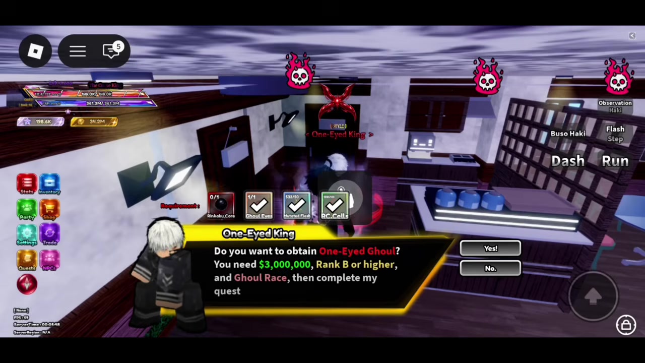 Respawn the Kaneki Boss if it is gone