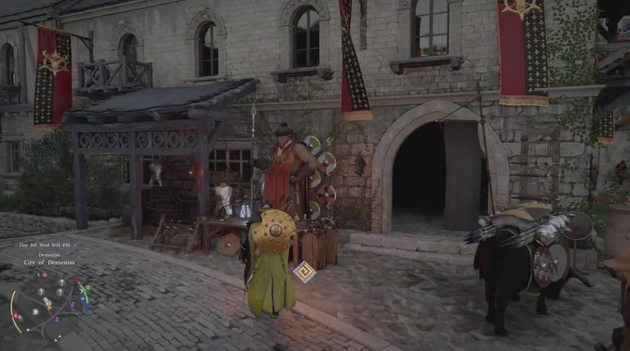 Buy the Plate Armor from the shopkeeper