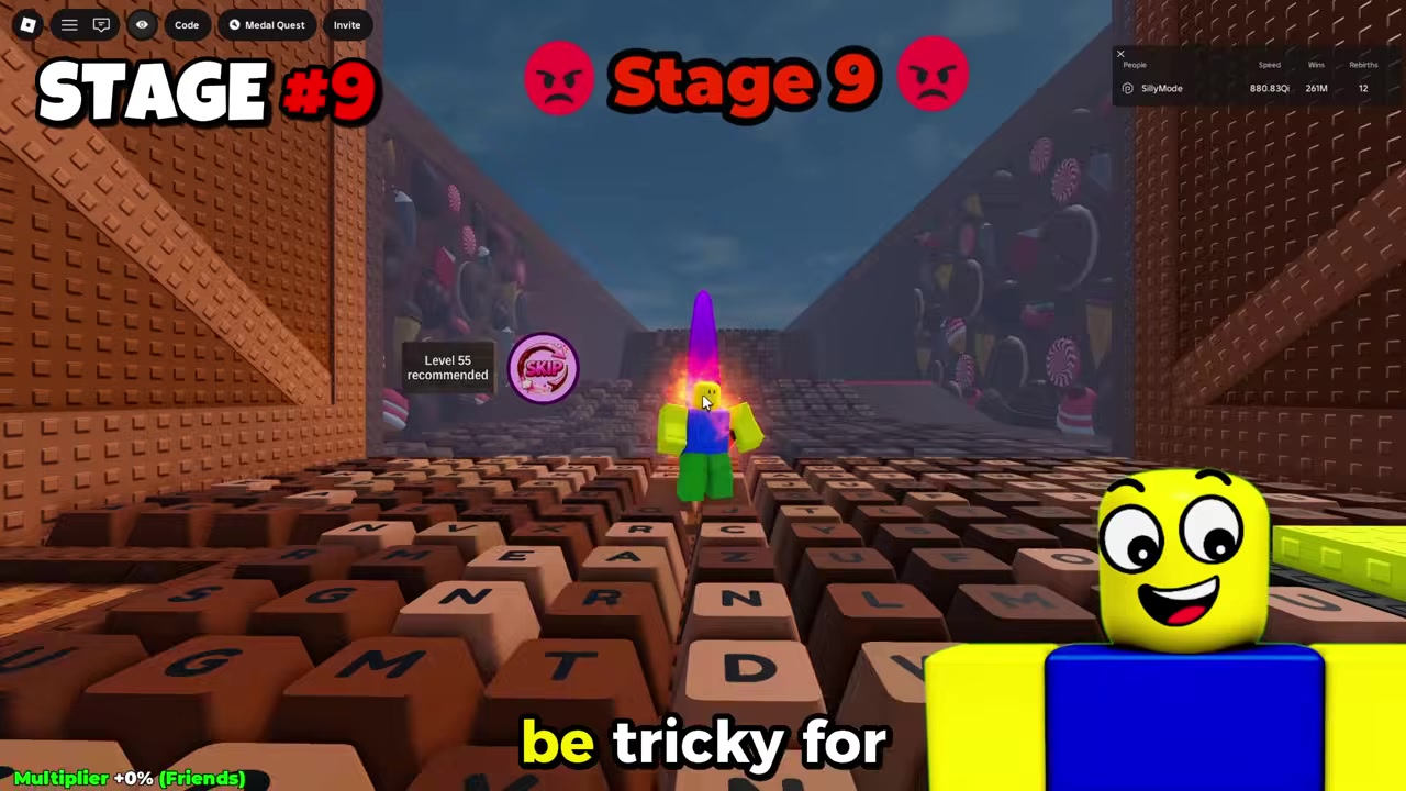 Stage 9: mix jumps and runs