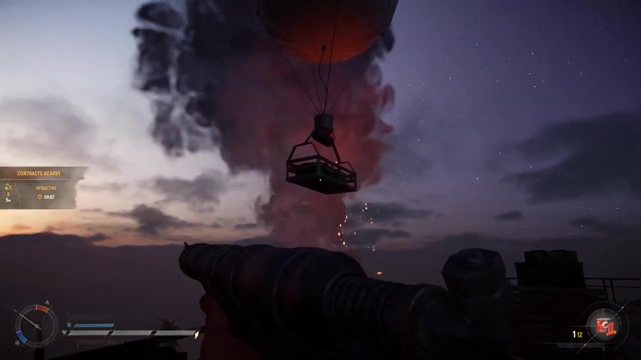 Wait for the balloon to extract it
